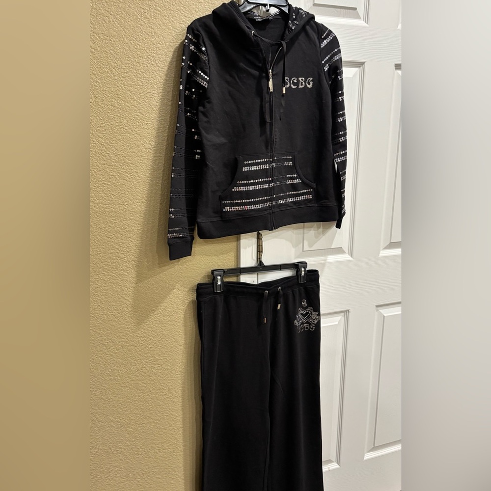 BCBG Black Garment with Silver Details size PL